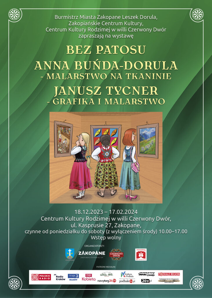 Plakat Bunda Dorula Janusz Tycner Czerwony Dwor Zakopane
